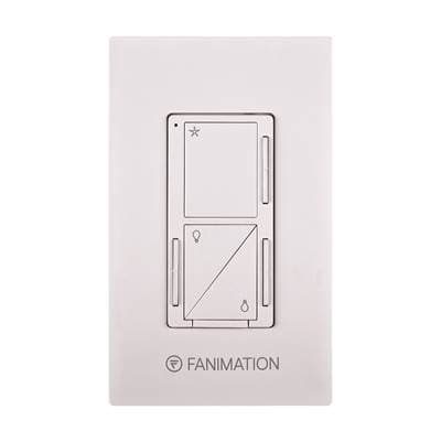 Fanimation Wall Control - Fan 3 Speeds and Up/down Light - WH - White by Fanimation