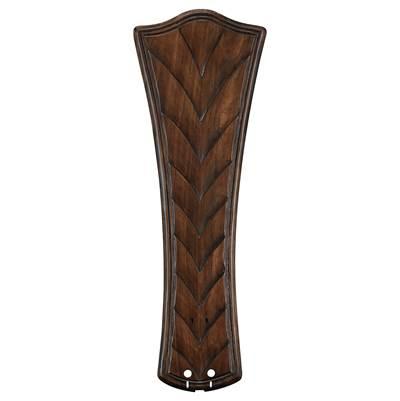 26'' Concave Ribbed Carved Blade: Walnut - Set Of 5