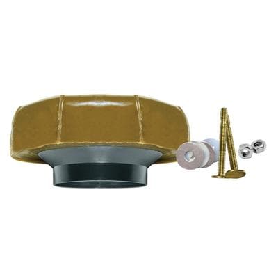 Fluidmaster Extra-thick Reinforced Wax Ring W/ Extra-long Bolts.