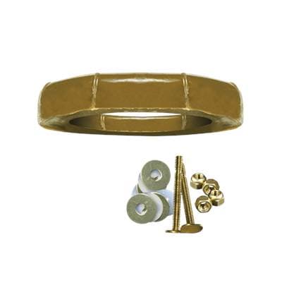 Fluidmaster Wax Kit (Fits 3'' and 4'' floor drains and includes solid brass bolts, double nu by Fluidmaster