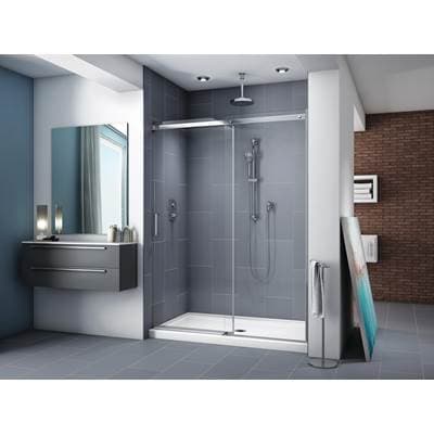 Fleurco Apollo 6MM Inline 48''W/75''H/CHROME/CLR/SRT - Chrome