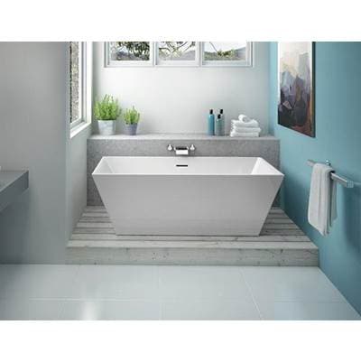Fleurco ARIA Calando Petite Tub/5631/white/white Drain Cover - White