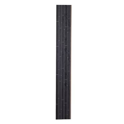 Fleurco Fibo Wall Accent Panel, 12.6 X 94.5,BLACK Slate 1066, Click 2 Sides by Fleurco