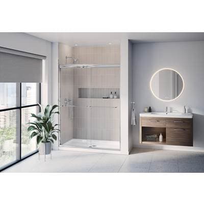 Fleurco Cordoba PLUS 10MM/60/CHROME/CLEAR Glass / Sekur+ - Chrome with Clear Glass by Fleurco