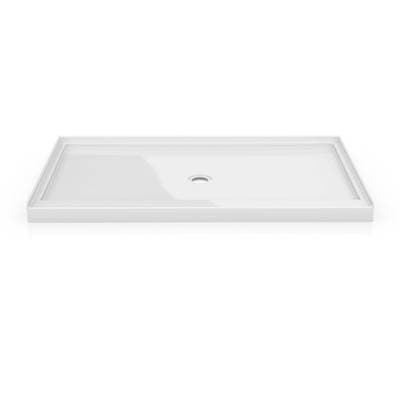 Fleurco Flanged BASE Center Drain/48x36/3-flange/ - White by Fleurco