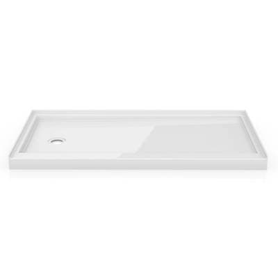 Fleurco Flanged BASE SIDE Drain/60x32/left Drain/3 Flange/ - White