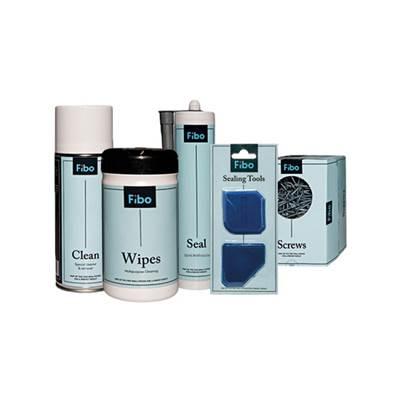 FIBO ALCOVE INSTALL KIT 60X38 | ALU TRIM | GREY SEAL - Sandblasted by Fleurco