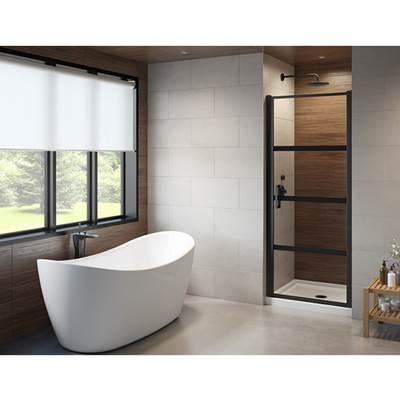 Fleurco Collection Pivot Door | 33" - Matte Black by Fleurco