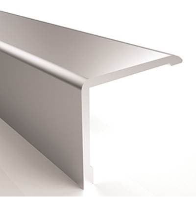 Fleurco Fibo Large L Shaped Finishing Profile | Alum |l:94.5'' [2400] - Aluminum