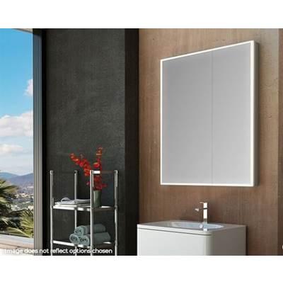 Fleurco LUNA HALO Lighted Medicine Cabinet/bi-view/flat/30''x30'' - Sandblasted by Fleurco