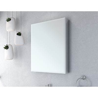 Fleurco Medicine Cabinet/single/1/2''bevel/15''x19'' - Chrome by Fleurco