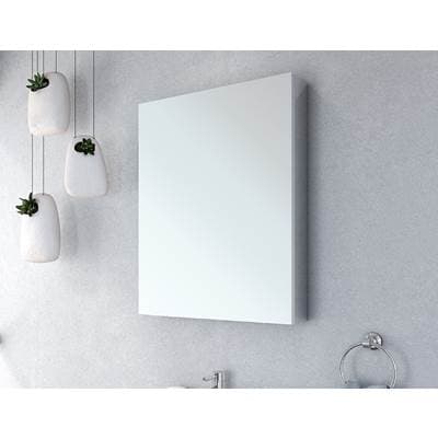 Fleurco Medicine Cabinet/single/flat/15''x19'' - Chrome by Fleurco