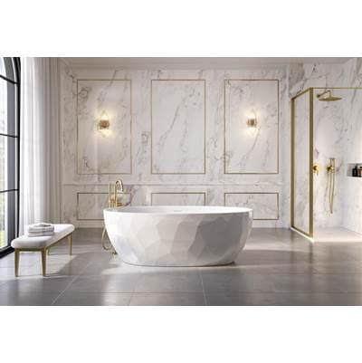 Fleurco ARIA Tonnetz Tub/6732/white/white Drain Cover - White by Fleurco