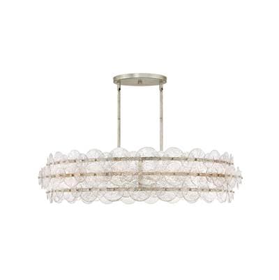 Fredrick Ramond Large Drum Chandelier - Glacial by Fredrick Ramond