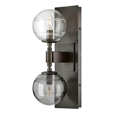 Fredrick Ramond Medium Two Light Sconce - Black Oxide by Fredrick Ramond