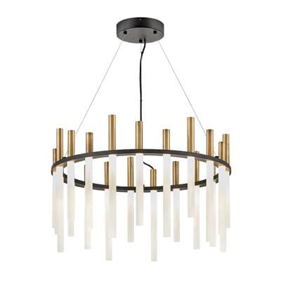 Fredrick Ramond Chandelier Echo Medium Led Single Tier - Black