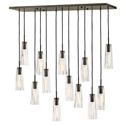 Fredrick Ramond Medium Thirteen Light Linear - Black Oxide