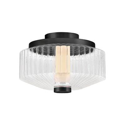 Fredrick Ramond Small LED Flush Mount - Black by Fredrick Ramond