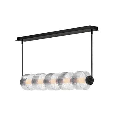 Fredrick Ramond Medium Five Light LED Linear - Black