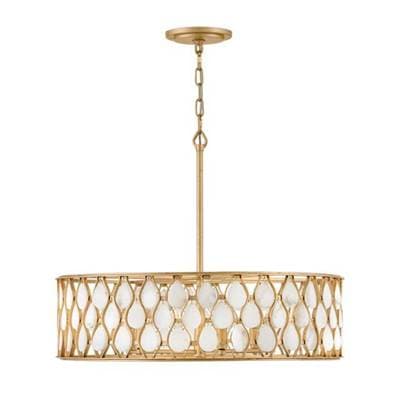 Fredrick Ramond Medium Chandelier - Piastra Gold by Fredrick Ramond