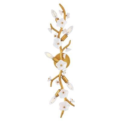 Fredrick Ramond Large Five Light Sconce - Distressed Brass