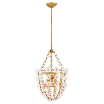 Fredrick Ramond Large Pendant - Distressed Brass by Fredrick Ramond