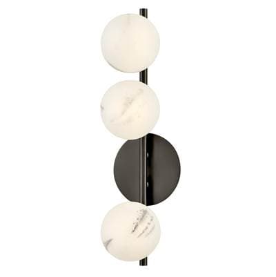 Fredrick Ramond Large Three Light Sconce - Black Oxide