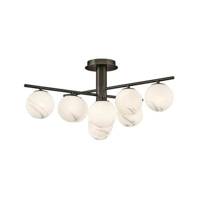 Fredrick Ramond Large Semi-flush Mount - Black Oxide