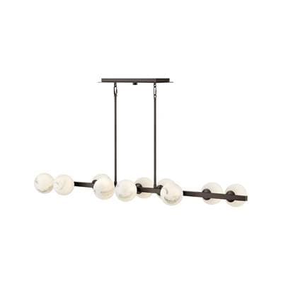 Fredrick Ramond Large Ten Light Linear - Black Oxide