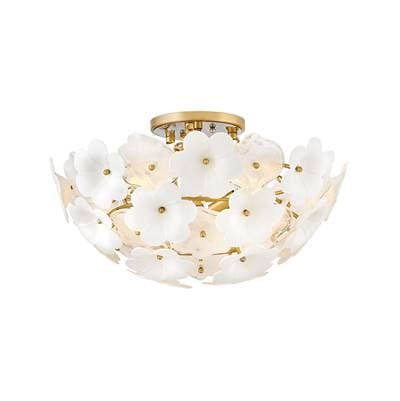 Fredrick Ramond Medium Semi-flush Mount - Deluxe Gold