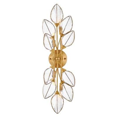 Fredrick Ramond Large Four Light Sconce - Distressed Brass by Fredrick Ramond