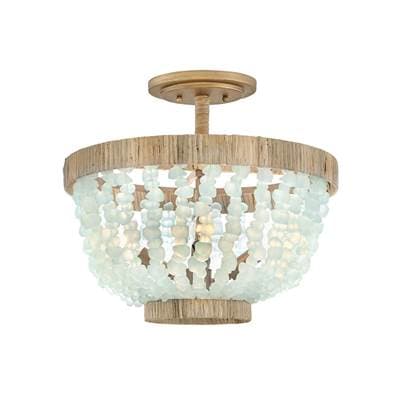 Fredrick Ramond Medium Semi-flush Mount - Burnished Gold