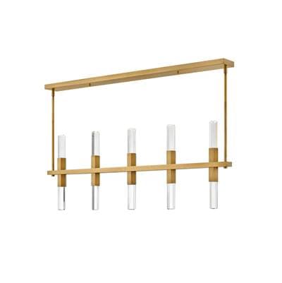 Fredrick Ramond Ten Light Led Linear - Heritage Brass
