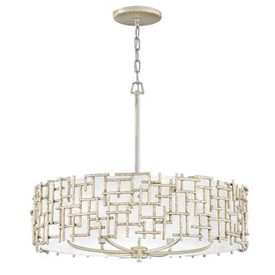 Fredrick Ramond Chandelier Farrah - Silver Leaf by Fredrick Ramond