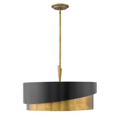 Fredrick Ramond Chandelier Gigi - Heritage Brass by Fredrick Ramond