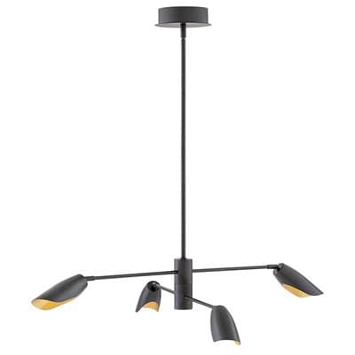 Fredrick Ramond Chandelier Bowery - Black