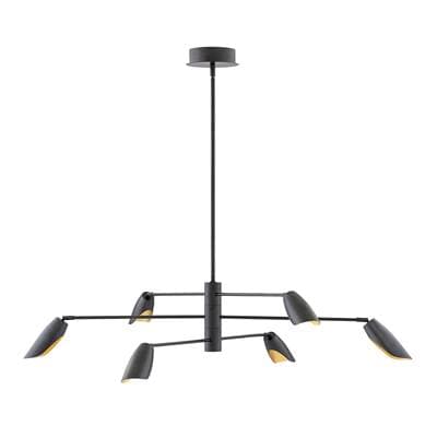 Fredrick Ramond Chandelier Bowery - Black