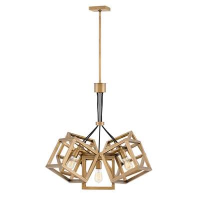 Fredrick Ramond Chandelier Ensemble - Brushed Bronze by Fredrick Ramond