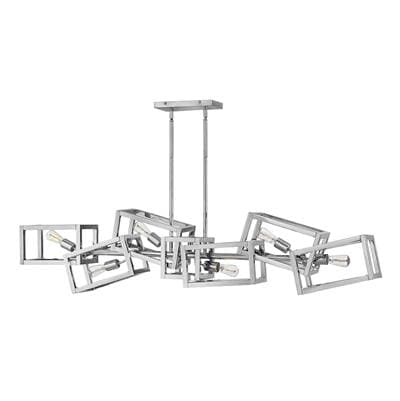 Fredrick Ramond Chandelier Ensemble - Polished Nickel