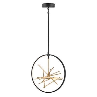 Fredrick Ramond Chandelier Styx Medium Open Frame Pendant - Black by Fredrick Ramond