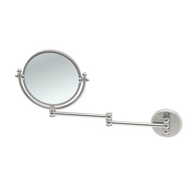 Gatco Swing Arm Wall Mirror, 7.5'' Dia. - Satin Nickel