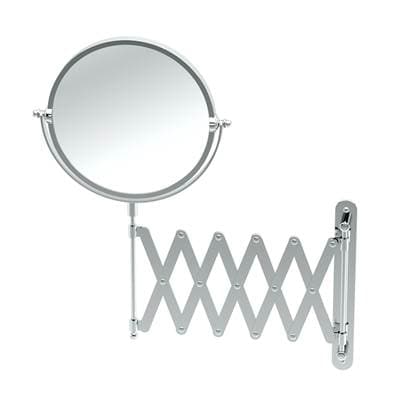 Gatco Accordion Wall Mirror 7.5'' Dia., 3X Magnification - Chrome