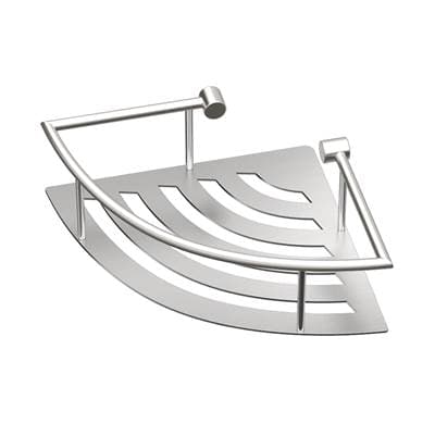 Gatco Elegant Corner Shelf 11''L - Brushed Nickel