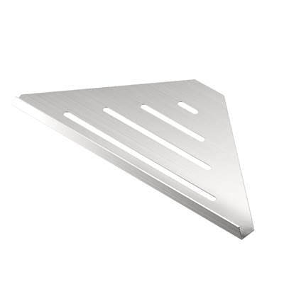 Gatco Elegant Corner Shelf, 13''L - Brushed Nickel