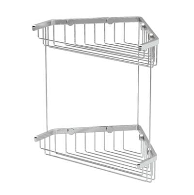 Gatco Shower Corner Basket, 2-tier - Chrome