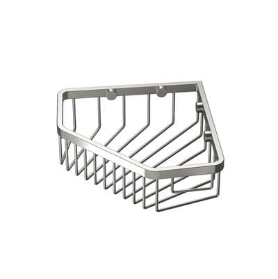Gatco Corner Shower Basket 8.5''W - Satin Nickel by Gatco