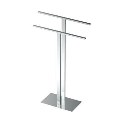 Gatco Modern Floor Towel Stand, Chrome by Gatco