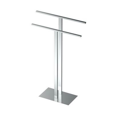 Modern Floor Towel Stand, Chrome