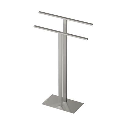 Gatco Modern Floor Towel Stand, Satin Nickel by Gatco