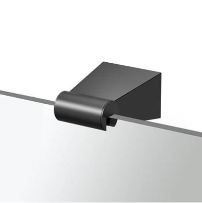 Bleu 30''H Fixed Mounted Rectangle Mirror, Matte Black by Gatco